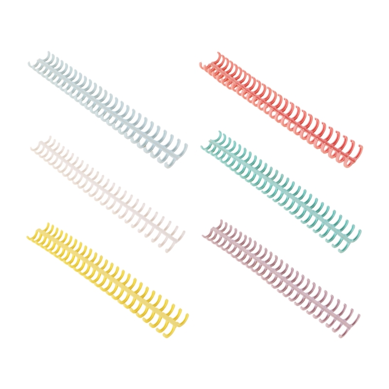 Binding Comb Plastic - Pentes anéis ligação plástico, conjunto coluna