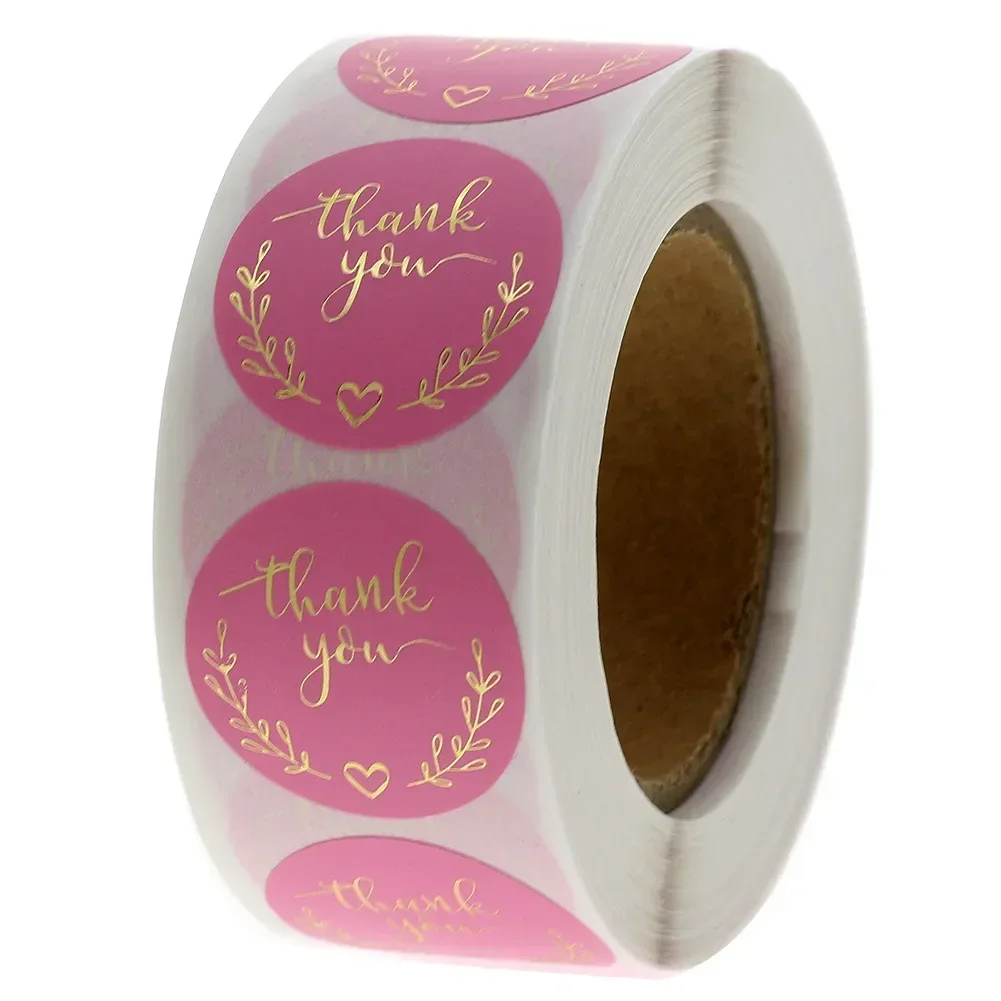 Stationery Supply Business - 50-500 pces obrigado adesivo de papel
