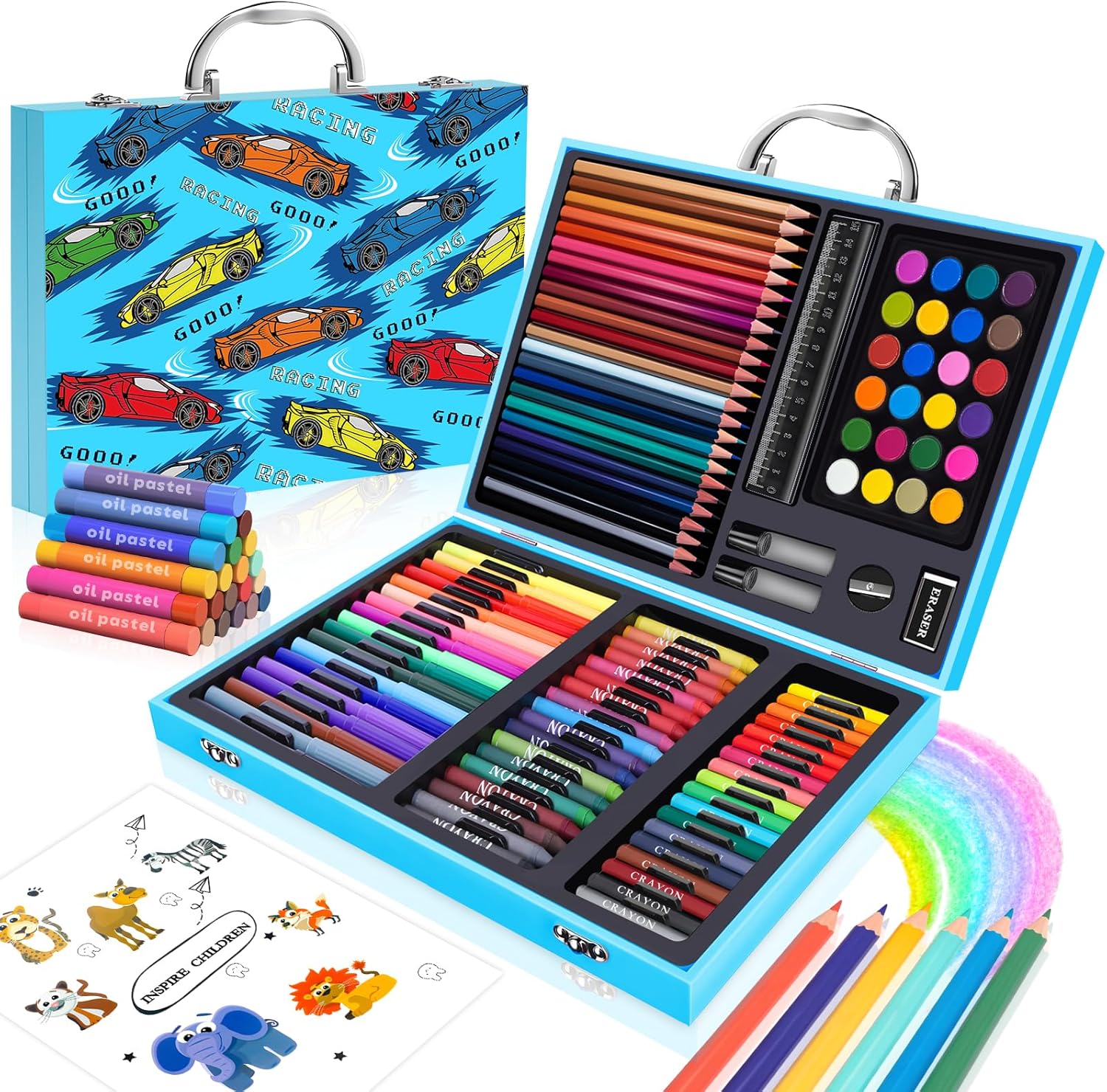 Highlighter Set Pastel - Conjunto de 110 Peças de Materiais