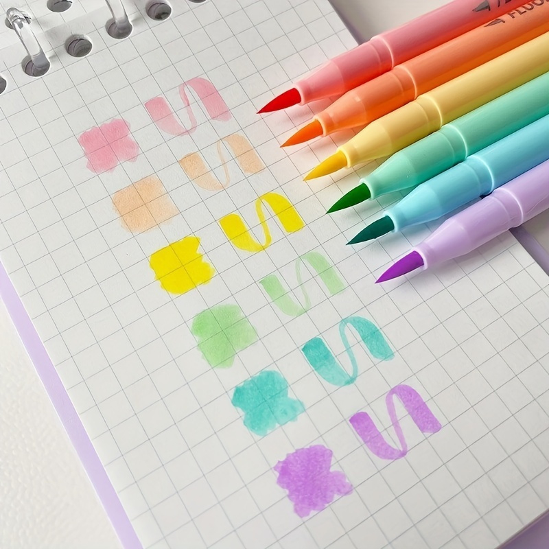 Conjunto de canetas fluorescen - Highlighter Set Pastel avaliação e preço