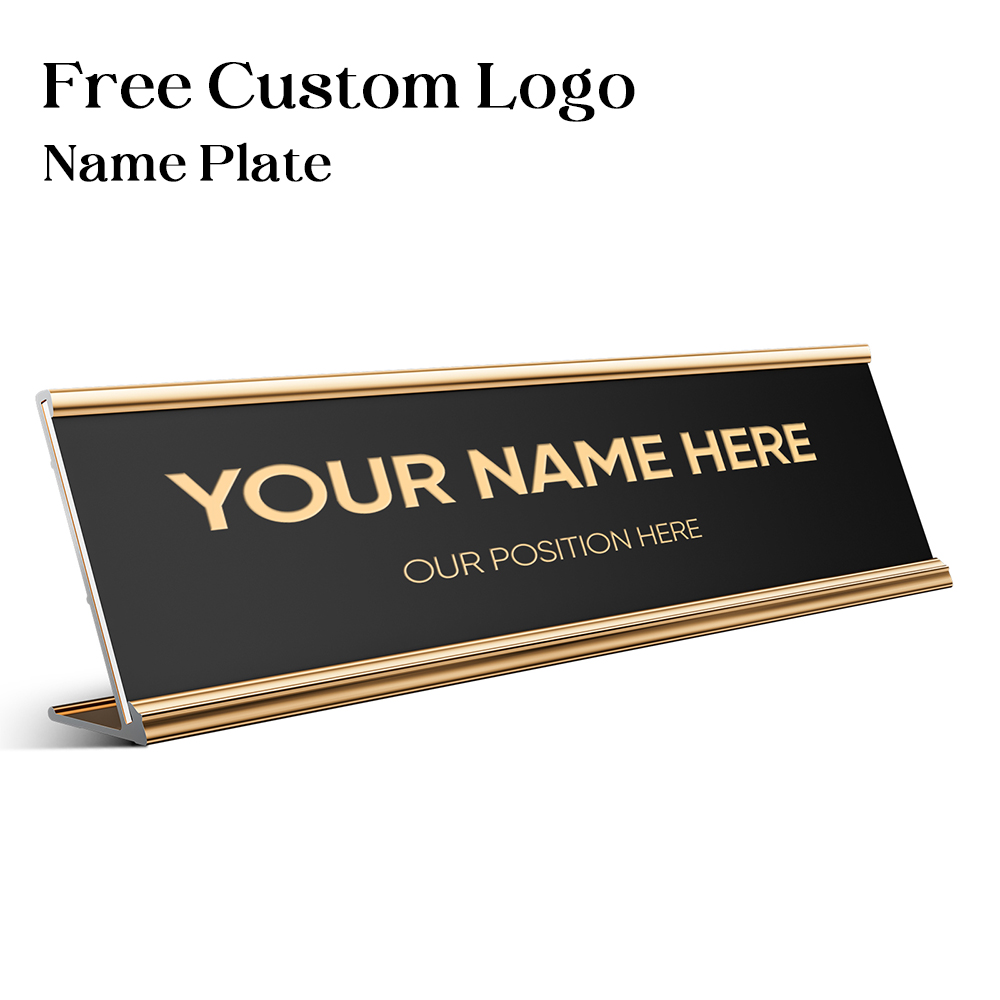 Placas de nome de escritório p - Desk Name Plate avaliação e preço