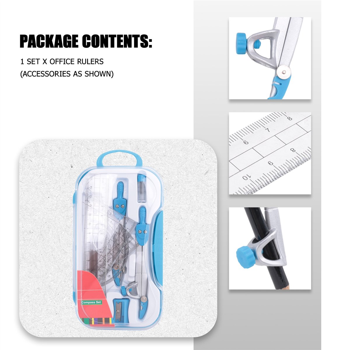 Conjunto de Compasso Geométric - Compass Geometry Set avaliação e preço