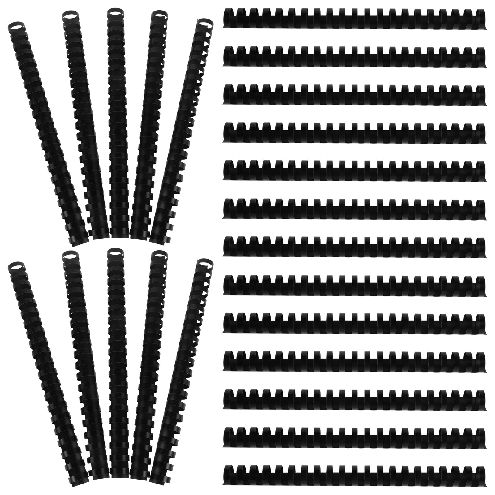 50 Peças de Anéis Plásticos de - Binding Comb Plastic avaliação e preço