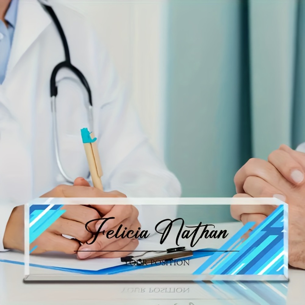 1 unidade de Placa de Nome Per - Desk Name Plate avaliação e preço