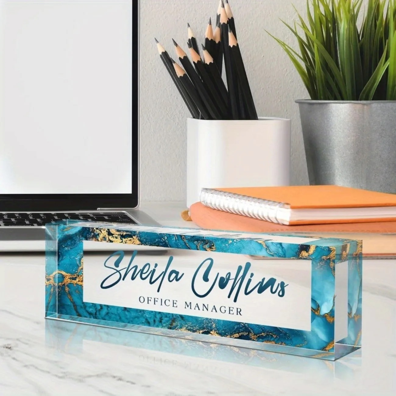 [2D Plano] Placa de Nome de Me - Desk Name Plate avaliação e preço