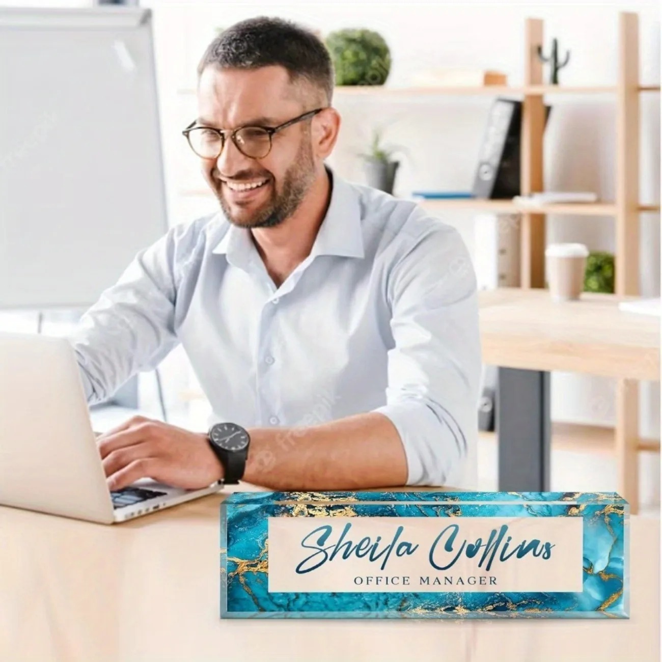 [2D Plano] Placa de Nome de Me - Desk Name Plate avaliação e preço