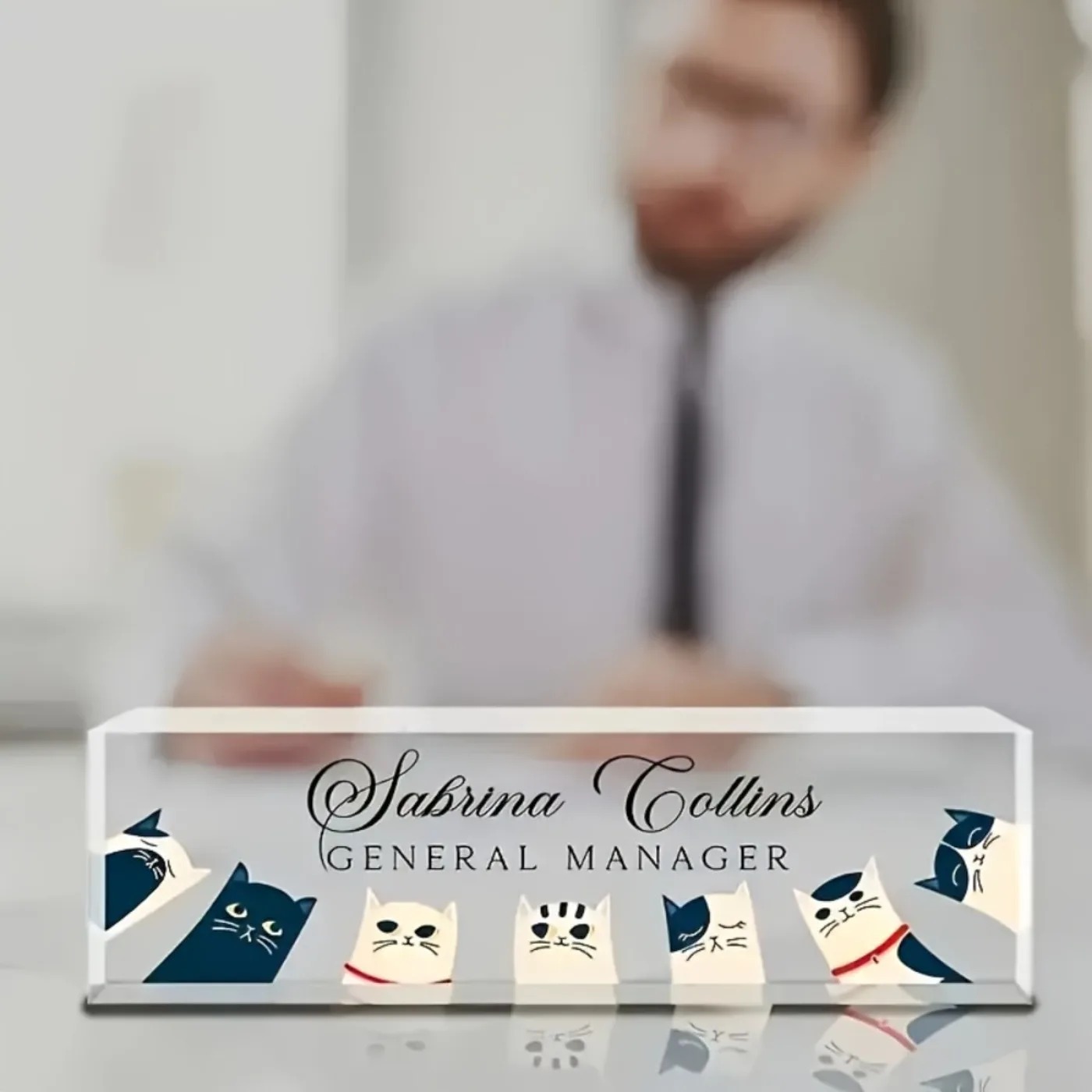 [2D Plano] Placa de Nome de Me - Desk Name Plate avaliação e preço