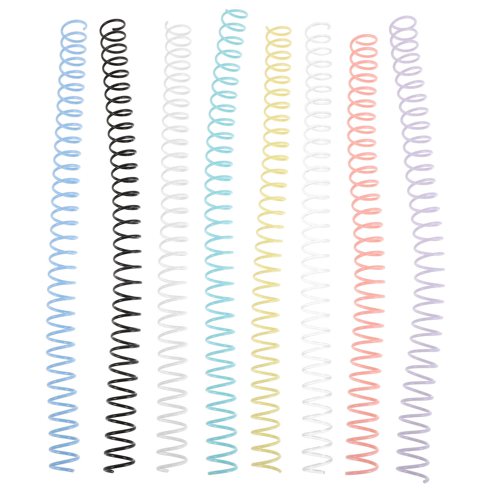 8 Peças de Espirais Plásticas  - Binding Comb Plastic avaliação e preço